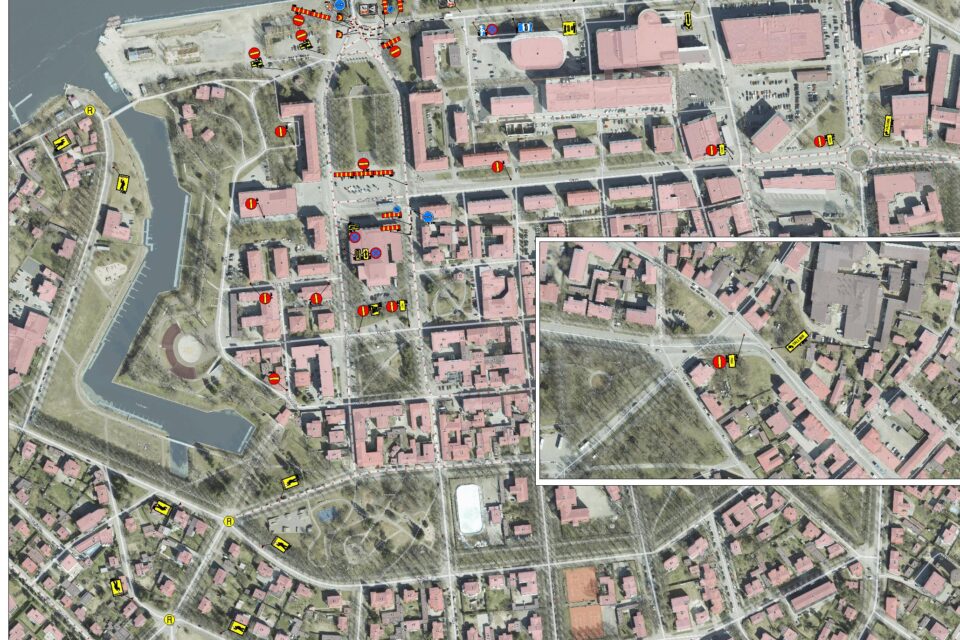 Kahe Silla jooks-ajutine liikluskorraldus_kesklinn